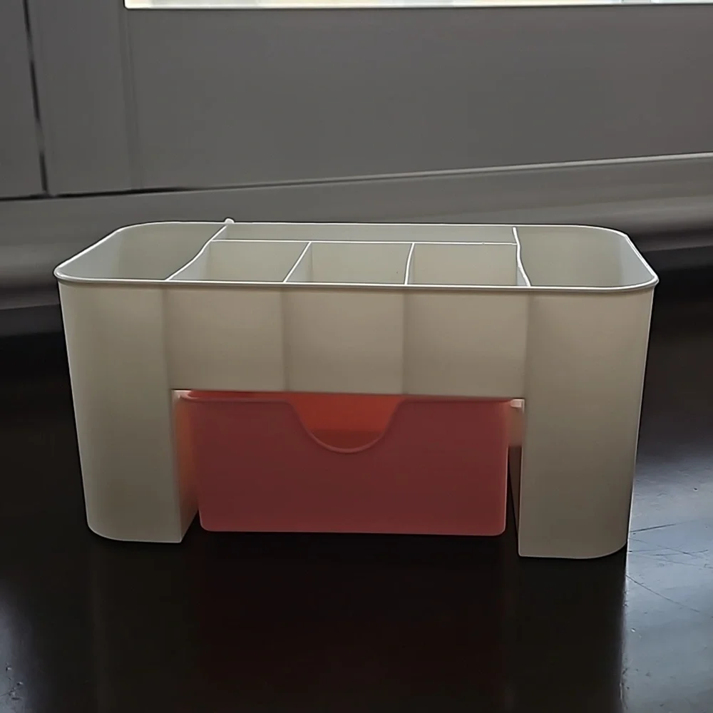 Pink and white multi function Storage system NWT